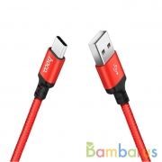 USB дата-кабель Hoco X14 Times speed Type-C (1.0 м) Red | фото №0