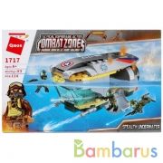 Конструктор пласт. боевая зона (фигурки+фургон), 114 дет. в кор. в кор.64шт | фото №0