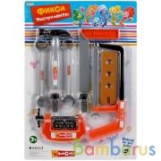 НАБОР СТРОИТ. ИНСТРУМЕНТОВ "ИГРАЕМ ВМЕСТЕ" "ФИКСИКИ" В АССОРТ. НА КАРТ. (РУСС. УП.) в кор.2*24шт | фото №0