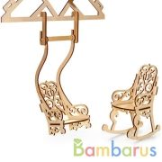 КОНСТРУКТОР ТЕРЕМОК "КАЧАЛКИ ДЛЯ  КУКОЛ ТИПА BARBIE" в кор.78шт | фото №0