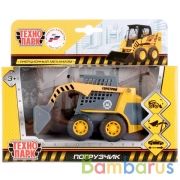 ТМ ТЕХНОПАРК. МАШИНА МЕТАЛЛ. ПОГРУЗЧИК МИНИ 12СМ, ИНЕРЦ., ПОДВИЖ .ЭЛЕМЕНТЫ В РУСС. КОР. в кор.2*24шт | фото №0