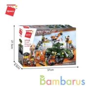 КОНСТРУКТОР ПЛАСТ. ТАНК С ФИГУРКОЙ И АКСЕСС., 396ДЕТ В КОР. 37*27*6,5СМ в кор.12шт | фото №0