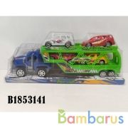 Автовоз инерц. с машинками, цвет в ассорт. в пласт. в кор.2*36шт | фото №0