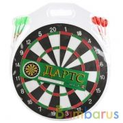 Дартс 43см, с дротиками 6 шт. на блистере в кор.30шт | фото №0