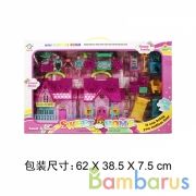 Дом для кукол, с мебелью, фигурками и аксесс. 19885A в кор. в кор.2*9шт | фото №0