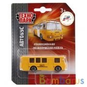 АВТОБУС РЕЙСОВЫЙ "ТЕХНОПАРК" МЕТАЛЛ. 7,5СМ НА БЛИСТЕРЕ (РУСС. УП.) в кор.2*144шт | фото №0