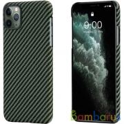 Чехол Pitaka MagEZ Case для iPhone 11 Pro Max (Черно-зеленый) | фото №0