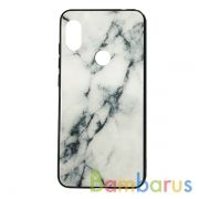 Чехол бампер Glass Case для Xiaomi Note 6 Pro (White) | фото №0