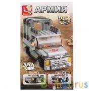 КОНСТРУКТОР ПЛАСТ. МАШИНА С ФИГУРКОЙ, 110ДЕТ. В РУСС. КОР. в кор.72шт | фото №0