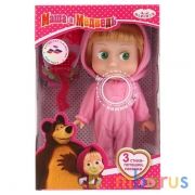 КУКЛА "КАРАПУЗ" МАША И МЕДВЕДЬ. МАША 15СМ, ОЗВУЧ., РУССИФИЦ., В КОСТЮМЕ ЗАЙЦА В КОР. в кор.30шт | фото №0