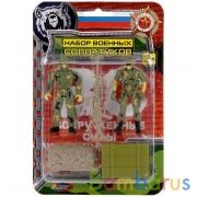 Набор солдатиков с оружием и аксесс., военные на блистере ТМ "ИГРАЕМ ВМЕСТЕ" в кор.2*80шт | фото №0