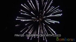 fr4125 SILVER PEONY WITH COCO 4шт | фото №0