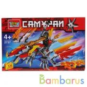 Конструктор "Город мастеров" самурай на драконе, 126дет. в русс. кор. в кор.2*18шт | фото №0