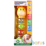 Погремушка-лабиринт жираф Умка в русс. кор. в кор.2*24шт | фото №0