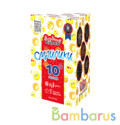 Народный Фейерверк НФ7002 Батарея салютов Смайлики (0,8"х10) Фейерверк | фото №0