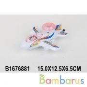 Самолет заводной, свет+звук в пак. в кор.4*180шт | фото №0