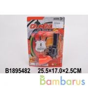 Набор полиция (пистолет+присоски+значок) на карт. в кор.2*180шт | фото №0