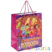 Пакет подарочный глянцевый Сказочный патруль 26х32х14см в пак. "Играем вместе" уп-12шт в кор.6уп | фото №0