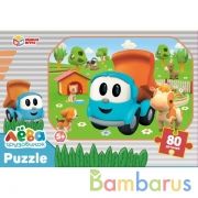 Грузовичок Лева. Пазлы классические в коробке. Пазл 80 деталей. Умные игры в уп.16шт в кор.8уп | фото №0