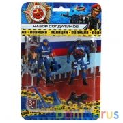 НАБОР СОЛДАТИКОВ С ОРУЖИЕМ ПОЛИЦИЯ, С АКСЕСС. НА БЛИСТЕРЕ "ИГРАЕМ ВМЕСТЕ" в кор.2*80шт | фото №0