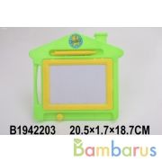 Доска для рисования, ручка, цвет в ассорт. в пак. в кор.4*54шт | фото №0