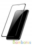 Защитное стекло противоударное Gurdini для iPhone X/XS/11 Pro Full Screen 6D (Черная рамка) | фото №0