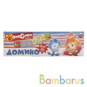 Фиксики. Домино пластмассовое 3-в-1 в кор. Умные игры в кор.100шт | фото №0