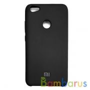 Силиконовый чехол Silky and Soft-Touch Xiaomi Redmi Note 5A Prime (Black \ Dark Gray) | фото №0