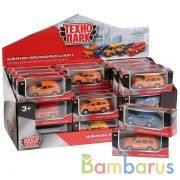 ТМ ТЕХНОПАРК. МАШИНА МЕТАЛЛ. ДЖИПЫ СПОРТ 7,5СМ В АССОРТ. В РУСС. КОР. В ДИСПЛЕЕ УП-36ШТ в кор.2*4уп | фото №0