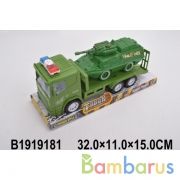 Машина инерц. военная с танком 1100 в пласт. в кор.2*30шт | фото №0