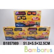 Железная дорога на бат. со светом, в ассорт. 3680A в кор. в кор.2*12шт | фото №0