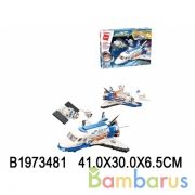 Конструктор пласт. самолет с фигурками и аксесс. 532дет. в кор. в кор.12шт | фото №0