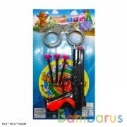 Набор полиция (пистолет+присоски, аксесс.) AK336-10 на карт. в кор.2*120шт | фото №0