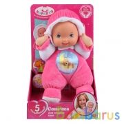 Пупс на бат озвуч ТМ Карапуз Сонечка 32см, для сна,мягк.тело,с подсветкой,5 колыбельных в кор.24шт | фото №0