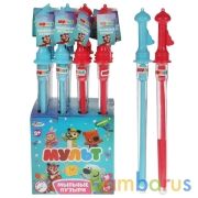 Мыльные пузыри гиганты МУЛЬТ 120мл, в колбе 45см в дисплее Играем вместе уп-16шт в кор.4уп | фото №0