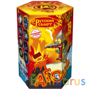 Русский салют РК7124 Батарея салютов Агонь (0,8"х19) Фейерверк | фото №0