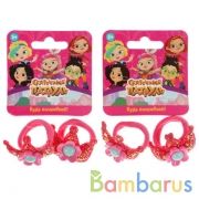 Акс-ры д/девочек СКАЗОЧНЫЙ ПАТРУЛЬ резинки д/волос с украш. корона,2шт МИЛАЯ ЛЕДИ уп-10шт в кор300уп | фото №0