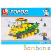 КОНСТРУКТОР ПЛАСТ СПЕЦСЛУЖБЫ С ФИГУРКОЙ, 150ДЕТ. В РУСС. КОР. 24*18*5СМ в кор.48шт | фото №0