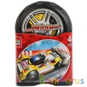 Конструктор "город мастеров" ралли: спорткар, 50 деталей, в банке Город мастеров в кор.72шт. | фото №0