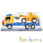 Трейлер инерц. с трактором, цвет в ассорт. в пласт. в кор.2*36шт | фото №0