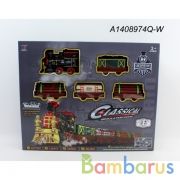 Железная дорога на бат. свет+звук 2055-1 в кор. в кор.2*12шт | фото №0