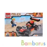 КОНСТРУКТОР ПЛАСТ. МАШИНА ГОНОЧНАЯ С ФИГУРКАМИ, 95ДЕТ. В КОР. в кор.70шт (Р) | фото №0