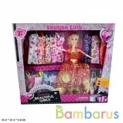 Кукла 29см с набором одежды, в ассорт. в кор. в кор.2*24шт | фото №0