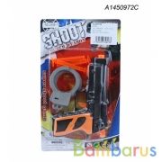 Набор полиция пистолет+наручники на карт. в кор.2*192шт | фото №0