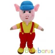 Игрушка мягкая "три поросенка" ниф-ниф в синей кепке 26см, озвуч, в пак МУЛЬТИ-ПУЛЬТИ в кор.24шт | фото №0