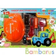 Набор инструментов Синий ТРАКТОР 42,5*6*30см ИГРАЕМ ВМЕСТЕ в кор.2*6шт | фото №0