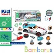 Конструктор МАШИНА с ключом с аксесс. в кор. в кор.2*18шт | фото №0