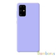 Чехол Liquid Silicone Case для Samsung Galaxy S20 Plus, лавандовый, картон, Deppa | фото №0