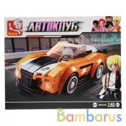 КОНСТРУКТОР ПЛАСТ. МАШИНА С ФИГУРКОЙ, 140ДЕТ. В РУСС. КОР. 23,7*18,9*4,5СМ в кор.60шт | фото №0