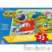 СУПЕР-КРЫЛЬЯ. Макси-пазлы  в коробке. Пазл 35 деталей. Умные игры в кор.24шт | фото №0